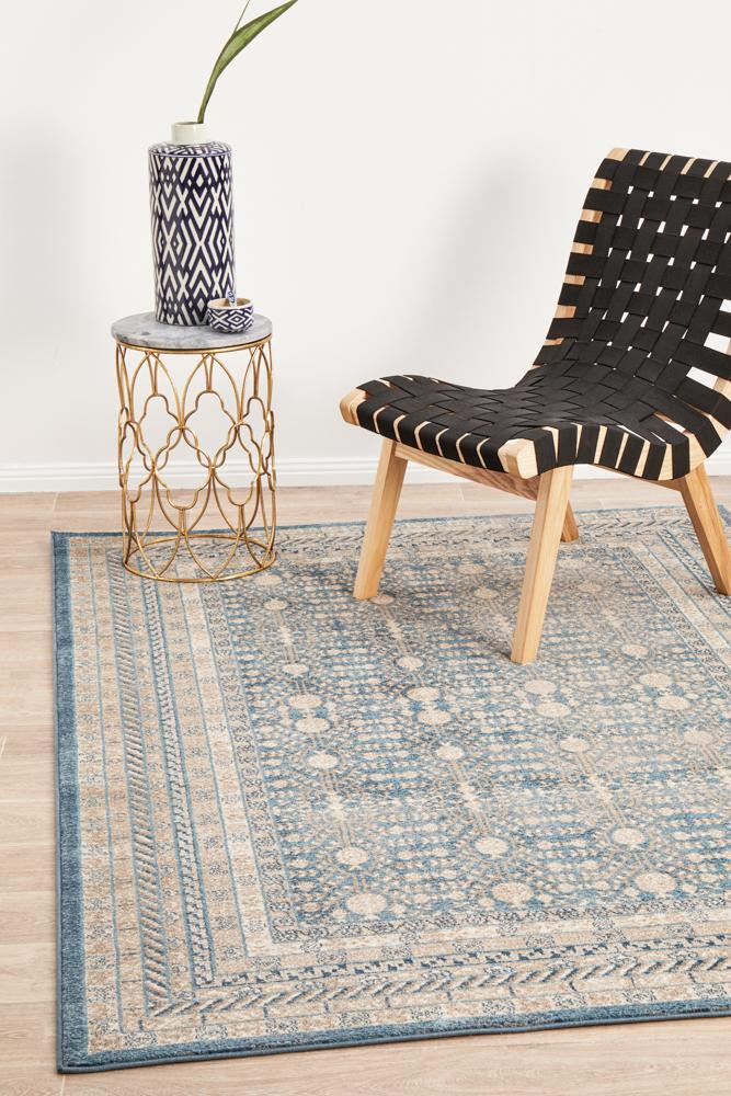 Rug Culture Breeze Sky Blue Floor Area Rugs SOP881BLU230X160cm