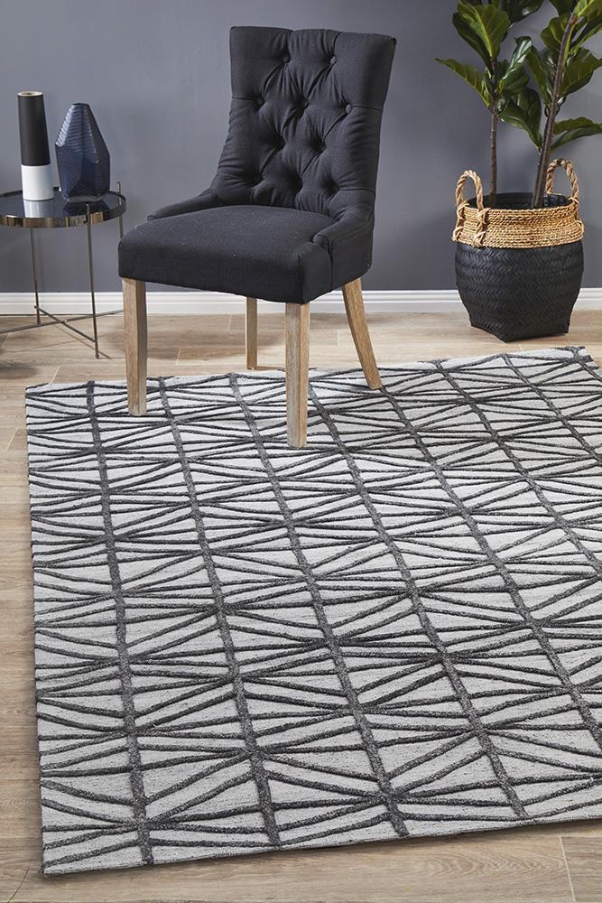 Rug Culture Winter Pewter Prestige Modern Floor Area Rugs Vis 5053