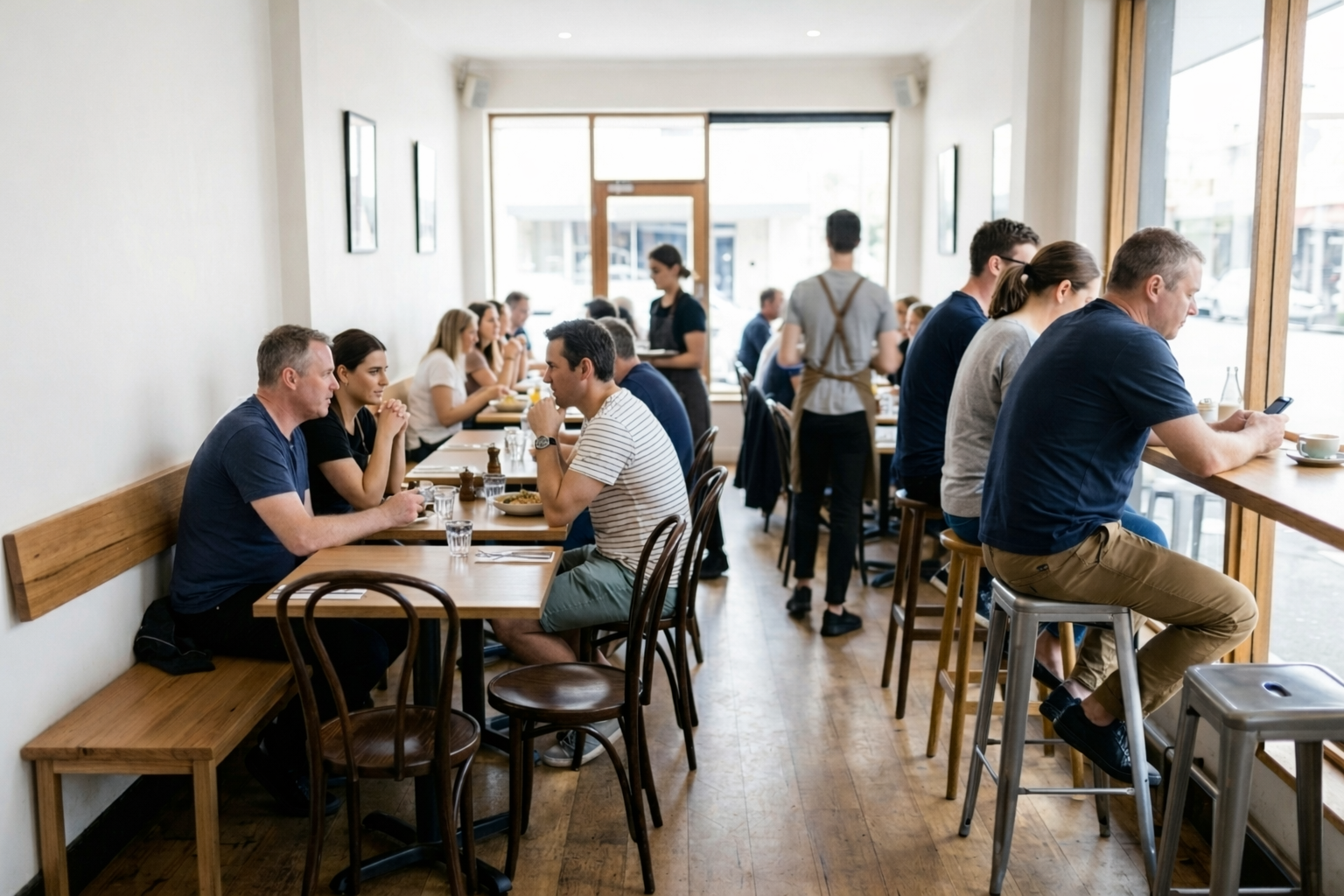 Best furniture for small cafes to maximise space without killing flow