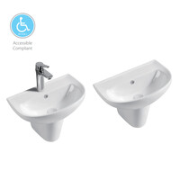 Wall Hung Basin Gloss White Zenmo WB 5446W-II