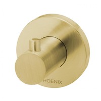 Phoenix Tapware RADII RA897-12 Brushed Gold Metal Round Robe Hook
