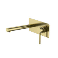 Basin Bath Mixer Set Brushed Brass Zenmo WT 708BB