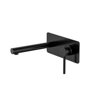Basin Bath Mixer Set Matte Black Zenmo WT 708BKS