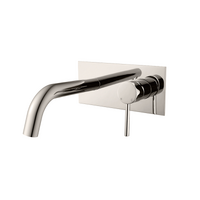Basin Bath Mixer Set Brushed Nickel Zenmo WT 708BN
