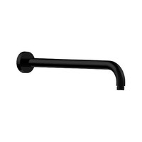 Castano Round 400mm Wall Mounted Arm - Black Milan MILCA400-BL