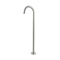 Floor Standing Bath Filler Brushed Nickel Zenmo WT 700BN