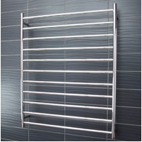 Radiant Heated Towel Ladder 900mm x 1100mm 11 Bar Electronic Clothes Towel Warmer Chrome RTR05