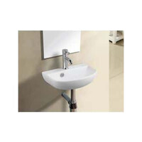 ECT Global Wall Hung Basin Bathroom Ceramic Vanity White Minty - II WB 3062W