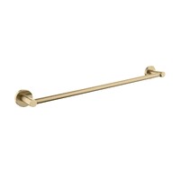 750Mm Single Towel Rail Brushed Brass Zenmo BB69036-30