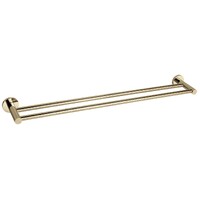 750Mm Double Towel Rail Brushed Brass Zenmo BB69036B-30