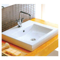 ECT Global Above Counter Basin Bathroom Ceramic Vanity White Megga2 WB 4034A