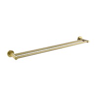 750Mm Double Towel Rail Brushed Brass Zenmo BBD69036B-30