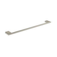 600Mm Single Towel Rail Brushed Nickel Zenmo BN21036