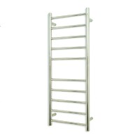 Radiant Towel Ladder 430mm x 1100mm Non-Heated Square 10 Bar Rail Mirror Polished LTR430