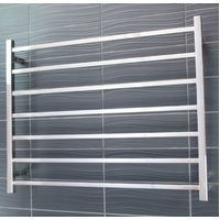 Radiant Heated Towel Ladder 950mm x 550mm 7 Bar Electronic Clothes Towel Warmer Chrome STR06