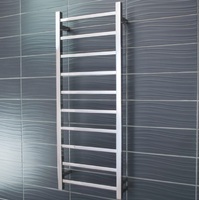Radiant Heated Towel Ladder 430mm x 1100mm 10 Bar Electronic Clothes Towel Warmer Chrome STR430