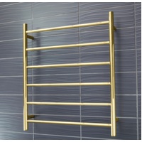 Radiant Towel Ladder 700mm x 830mm 6 Bar Clothes Towel Rail Brushed Gold GLD-LTR01 Non Heated