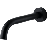 Brasshards Bath Spout Round 18mm Matt Black Holli 11SL700M 