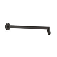 35Cm Round L Shape Shower Arm Matte Black Zenmo SH G006BK