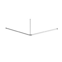 Shower Curtain Rail Kit Stainless Steel  White Zenmo TP SC1615 Kit
