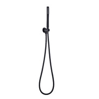Slim Shower Head On Bracket Matte Black Zenmo TP008BK-S