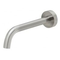 Phoenix Tapware Wall Basin Outlet 180mm Brushed Nickel Vivid Slim VS774-40-1