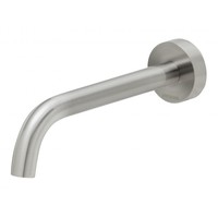 Phoenix Tapware Wall Bath Outlet 180mm Brushed Nickel Vivid Slim VS776-40-1