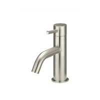 Bathroom Basin Mixer Tap Round Brushed Nickel Piccola Meir MB03XS-PVDBN