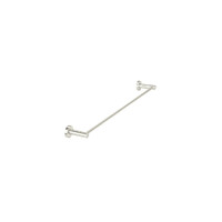 Round Single Towel Rail 600mm Brushed Nickel Meir MR01-SR60-PVDBN