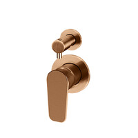 Round Diverter Mixer Paddle Handle Trim Kit Lustre Bronze Meir MW07TSPD-FIN-PVDBZ