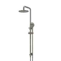 Round Combination Shower Rail 200mm Rose, Three Function Hand Shower Shadow Meir MZ0704-PVDGM