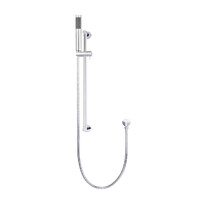 Round Hand Shower on Rail Column Polished Chrome Meir MZ0402-R-C