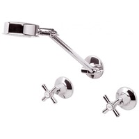 Phoenix Tapware Shower Set Spout & 2 x Taps Chrome Festival 420 CHR