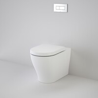 Caroma Toilet Suite Luna Cleanflush Invisi Series II Wall Faced 844910W 