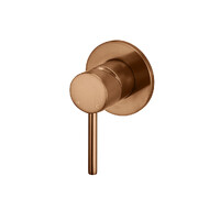 Round Wall Mixer Trim Kit Lustre Bronze Meir MW03-FIN-PVDBZ