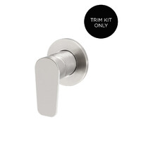 Round Wall Mixer Paddle Handle Trim Kit Brushed Nickel Meir MW03PD-FIN-PVDBN
