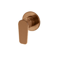 Round Wall Mixer Paddle Handle Trim Kit Lustre Bronze Meir MW03PD-FIN-PVDBZ