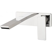 Phoenix Tapware Wall Basin Mixer Bathroom Set 180mm Chrome Gloss GS785 CHR