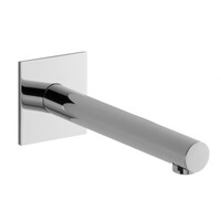 Phoenix Tapware Bathroom Wall Basin Outlet 200mm Spout Chrome Lexi LE774 CHR