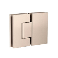 Glass to Glass Shower Door Hinge Champagne Meir MGA01N-CH