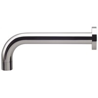 Phoenix Tapware Bathroom Wall Basin Outlet 250mm Spout Curved Chrome Vivid V254 CHR