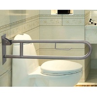 ECT Global Commercial Care U Shape Folding Grab Rail 800mm Special Need Safety Ambulant Bathroom TP GRAB80