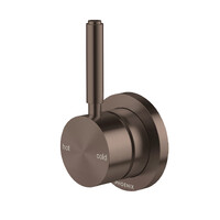 Phoenix Tapware Vivid MKII SwitchMix Shower Wall Mixer Pin Up Fit-Off Kit Brushed Bronze 146-2808-24-1