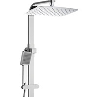 Fienza Koko Twin Shower Outlets Overhead & Handheld Chrome 455107