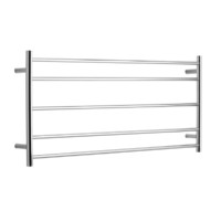 Alexander Heated Towel Rail Rack 5 BAR Bathroom Clothes Ladder Warmer Elan 100R ELA - 7A09