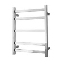 Alexander Heated Towel Rail Rack Square 5 BAR Bathroom Clothes Ladder Warmer Rails Elan 20S ELA-8A01