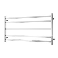 Alexander Heated Towel Rail Rack Square 5 BAR Bathroom Clothes Ladder Warmer Rails Elan 100S ELA-8A09