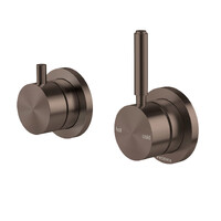 Phoenix Tapware Vivid MKII SwitchMix Shower Bath Diverter Mixer Pin Up Complete Kit Brushed Bronze 146-2912-24-1