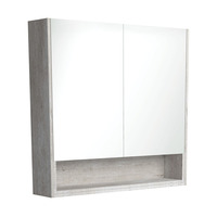 Fienza Industrial 900 Mirror Cabinet with Display Shelf PSC900SX