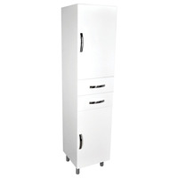 Fienza Unicab Freestanding Bathroom Tallboy Cabinet Gloss White 2 Door 1820mm F48-W